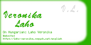 veronika laho business card